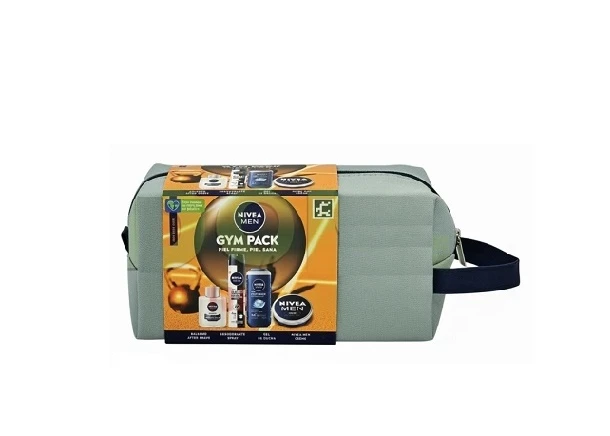 NIVEA BORSETA CADOU  (A S100ML +DEO 200ML +SG 250ML +CR 75ML)  GYM PACK 